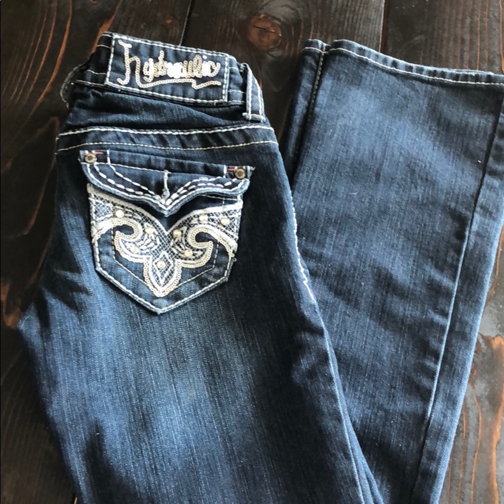 Slim boot cut jeans